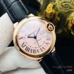 V6 Factory Swiss Cartier Ballon Bleu De Rose Gold Dial Watch 33mm Automatic